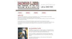 Desktop Screenshot of hongleesteel.com